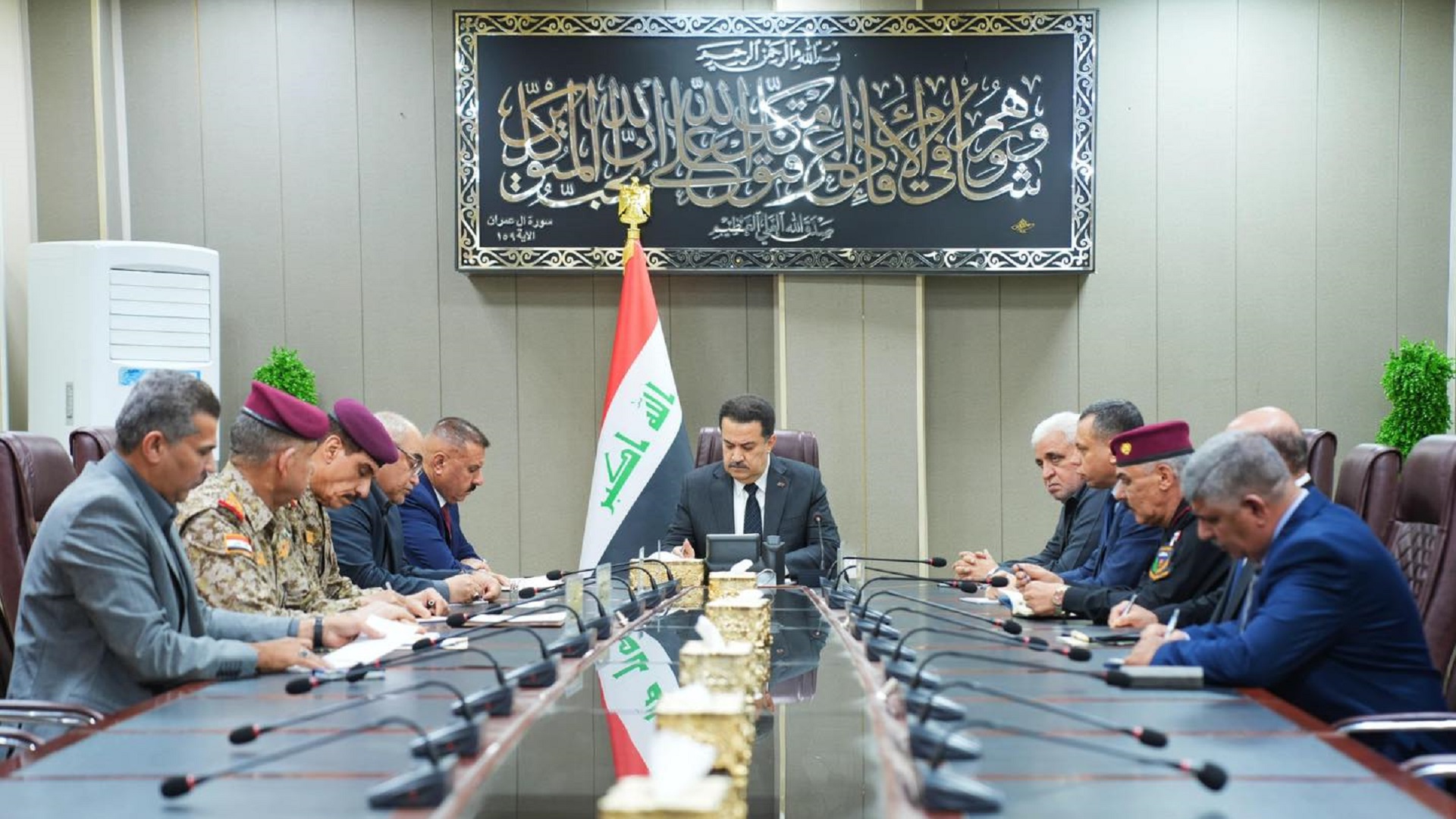 العراق يرفض أن تكون أراضيه أو مياهه الإقليمية سبباً لزج العراق في الصراع